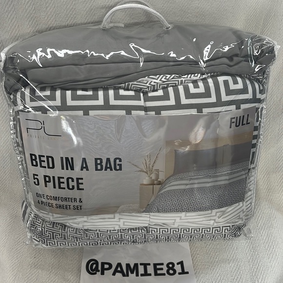 Private Label Bedding Private Label Bed In A Bag Gray Full Size
